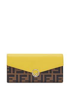 Fendi monogram print wallet