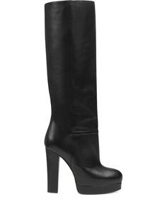 Gucci platform knee length 130mm boots