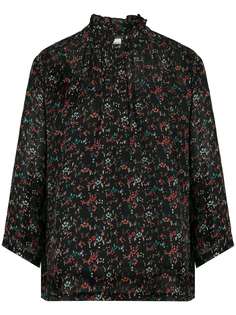 Apiece Apart v-neck floral blouse