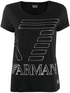 Ea7 Emporio Armani футболка с логотипом