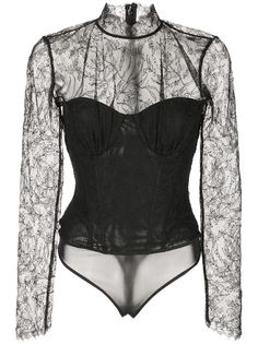 Jonathan Simkhai embroidered lace bodysuit