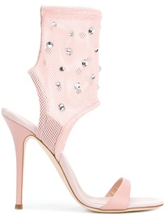 Giuseppe Zanotti босоножки с перфорацией и заклепками
