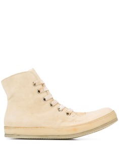 A Diciannoveventitre distressed high-top sneakers