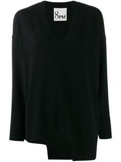 8pm knitted asymmetric jumper