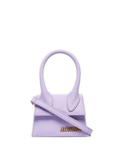 Jacquemus Purple Le Chiquita Mini Leather Tote