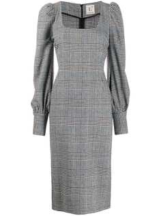 LAutre Chose checked fitted dress