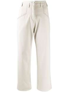 8pm wide-leg cropped trousers
