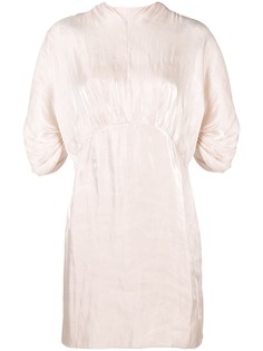 Prada платье со сборкой на поясе