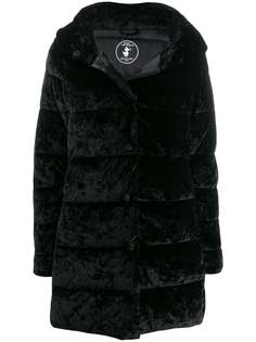 Save The Duck velvet effect padded coat