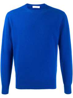 Cruciani crew neck ribbed knit sweater