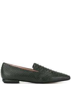 Rodo snakeskin-effect loafers