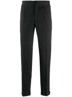 Incotex tapered leg checked trousers