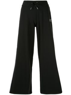 Ea7 Emporio Armani wide-leg drawstring trousers