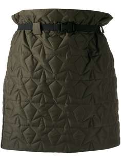 8pm star quilted high-rise skirt