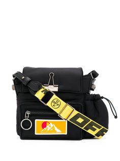 Off-White puffy binder clip shoulder bag