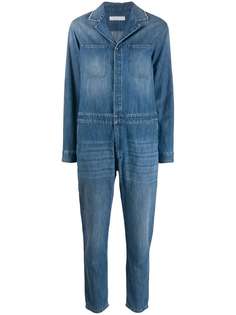 Fabiana Filippi stonewashed effect jumpsuit