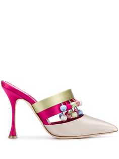 Manolo Blahnik мюли Schiaffino на каблуке