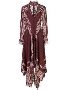 Jonathan Simkhai Embroidered Scarf Print Dress