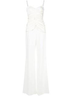 Jonathan Simkhai gathered silk jumpsuit