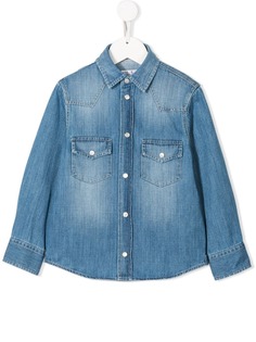 Brunello Cucinelli stonewashed denim shirt