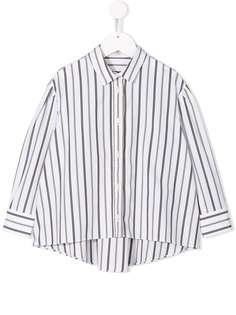 Brunello Cucinelli striped embellished shirt