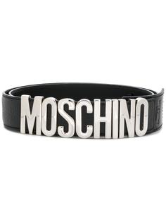 Moschino ремень с декорированным логотипом