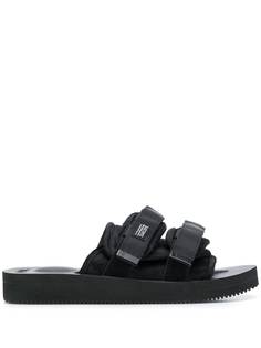 Suicoke шлепанцы с ремешками и логотипом