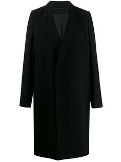 Ann Demeulemeester длинное однобортное пальто