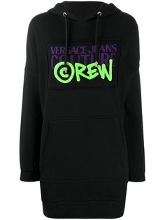 Versace Jeans Couture платье-худи с логотипом