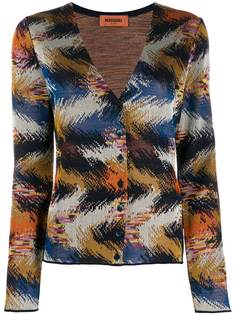 Missoni трикотажный кардиган с узором