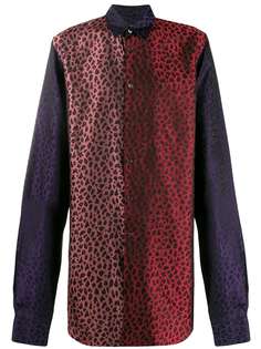 Comme Des Garçons Homme Plus рубашка оверсайз с анималистичным узором
