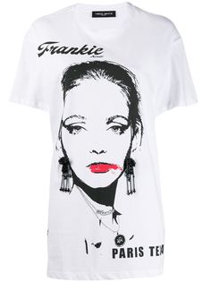Frankie Morello декорированная футболка с короткими рукавами