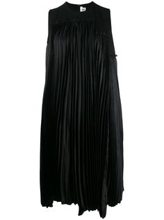 Comme Des Garçons Noir Kei Ninomiya платье миди с плиссированными вставками