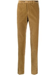 Pt01 вельветовые брюки кроя слим