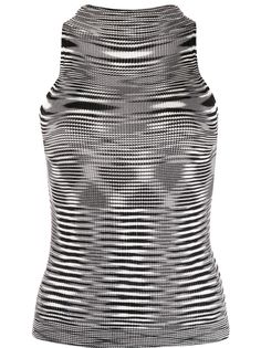 Missoni трикотажный топ в полоску