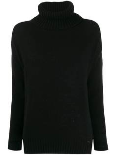 Fay приталенный свитер с высоким воротником