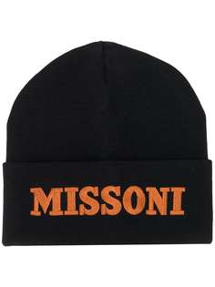 Missoni шапка бини с вышитым логотипом