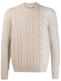 Maison Kitsuné джемпер фактурной вязки