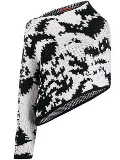 Missoni джемпер асимметричного кроя с узором
