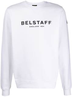 Belstaff толстовка с круглым вырезом и логотипом