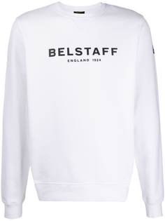 Belstaff толстовка с круглым вырезом и логотипом
