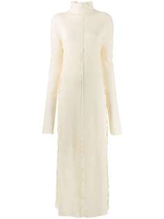Jil Sander длинное трикотажное платье
