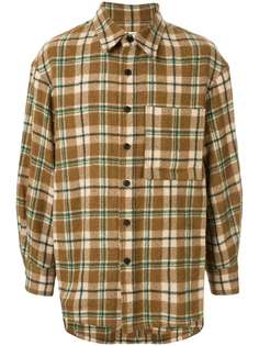Wooyoungmi oversized plaid shirt