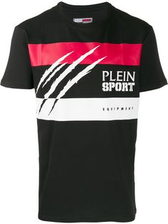 Plein Sport футболка с графичным принтом
