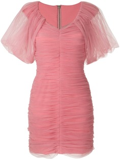 Gloria Coelho draped tulle dress