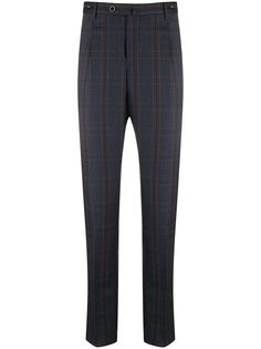 Pt01 tartan twill suit trousers