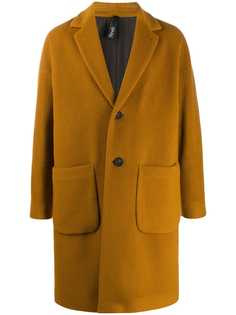 Hevo single-breasted mid-length coat