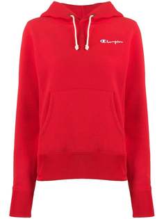 Champion Script logo hooded sweatshirt
