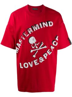 Mastermind Japan Peace & Love print T-shirt