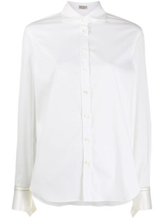 Brunello Cucinelli beaded detail shirt